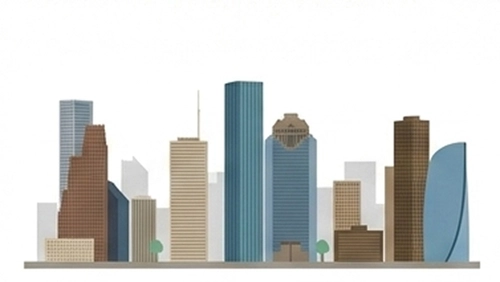 休斯顿城市天际线 Houston skyline