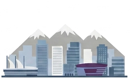 温哥华城市天际线 Vancouver skyline